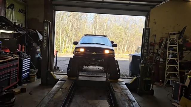 Up on the lift