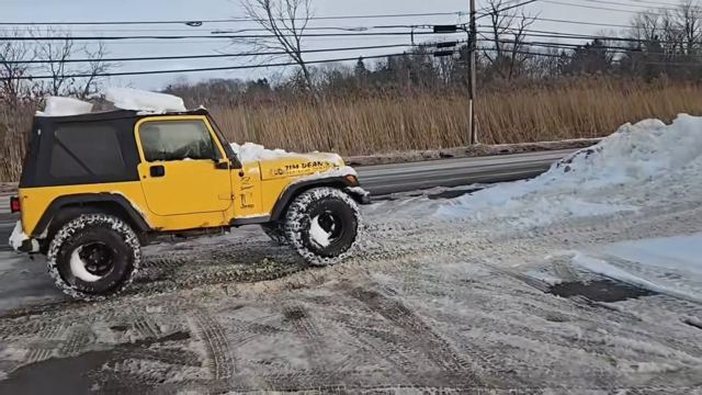 Yellow Jeep