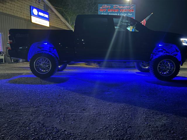 Blue at night