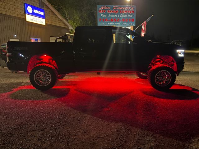 Same Ram, red lights