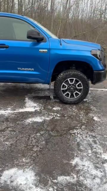 Blue Toyota Tundra