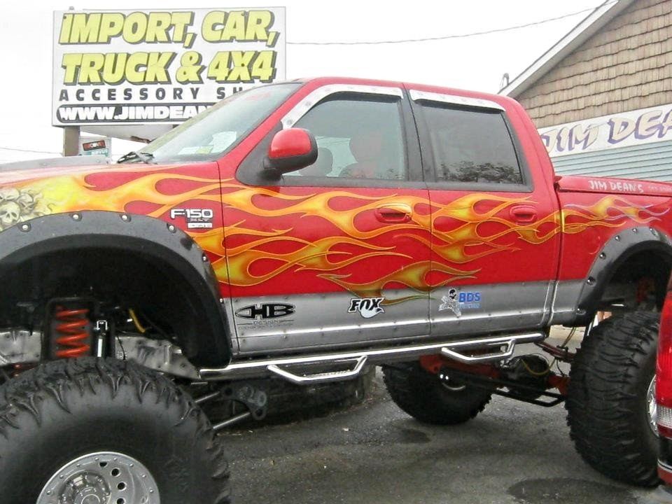 Flame-painted F-150, past build